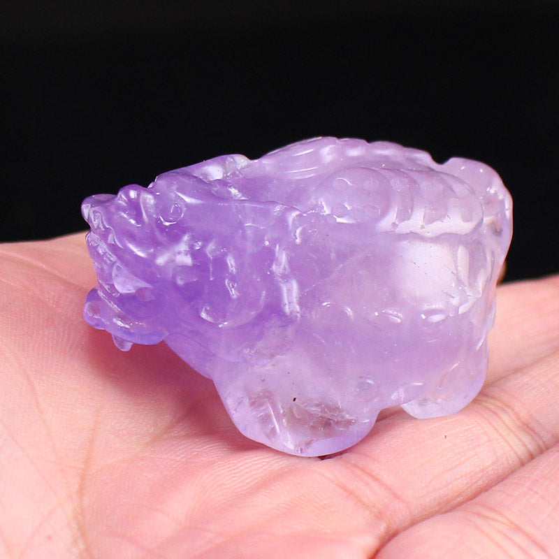 Beautiful Amethyst Dragon Turtle Pendant