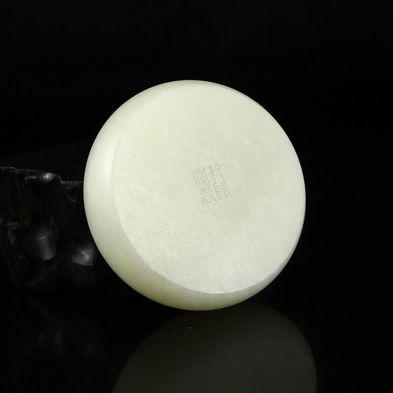 A Set Natural White Hetian Jade Chess