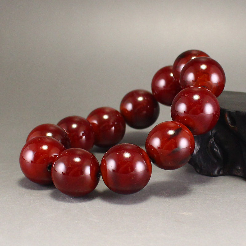 Chinese Ox Horn Beads Bracelet