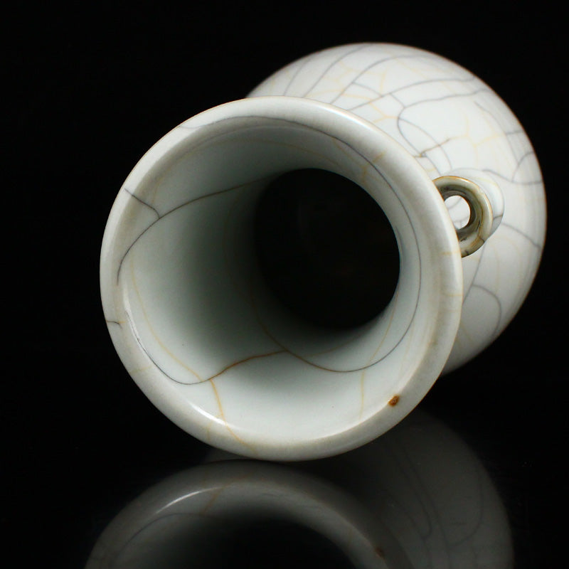 Chinese Ru Kiln Double Ears Porcelain Vase