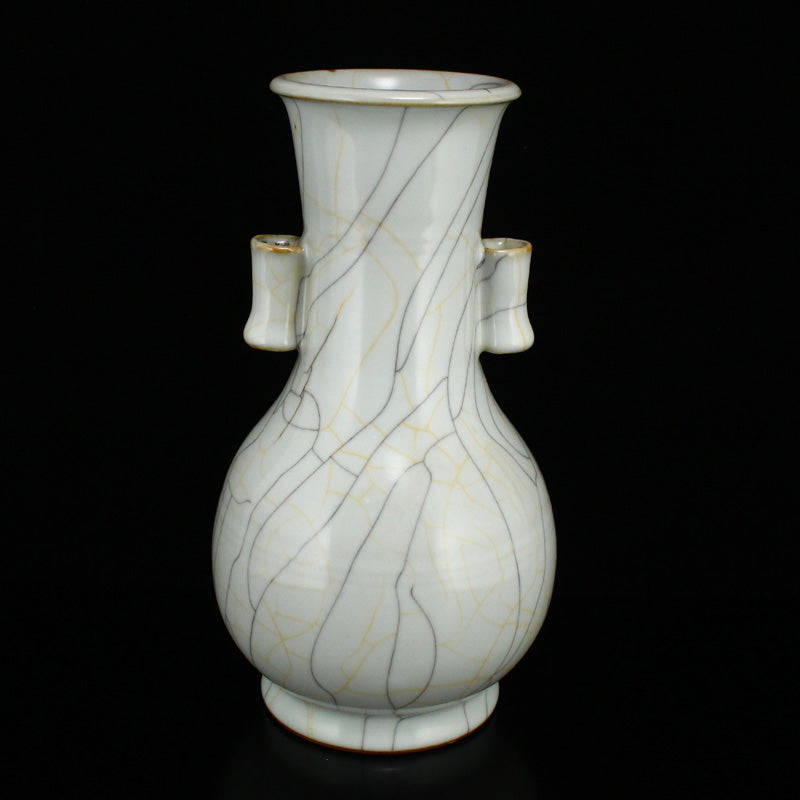 Chinese Ru Kiln Double Ears Porcelain Vase