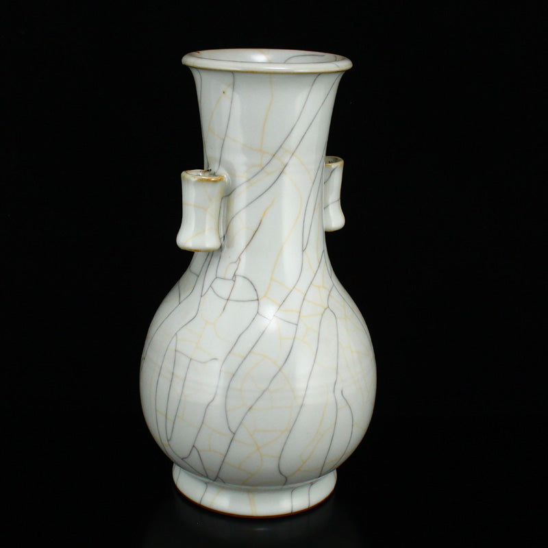 Chinese Ru Kiln Double Ears Porcelain Vase