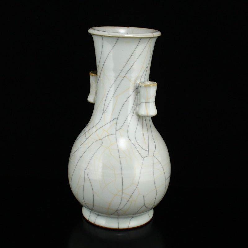 Chinese Ru Kiln Double Ears Porcelain Vase
