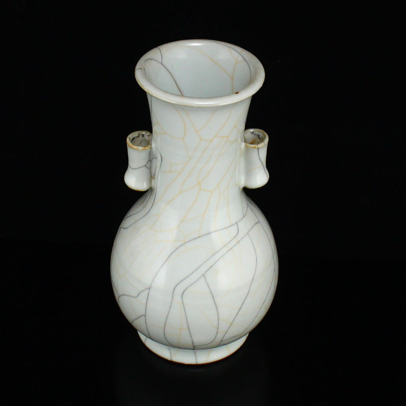 Chinese Ru Kiln Double Ears Porcelain Vase