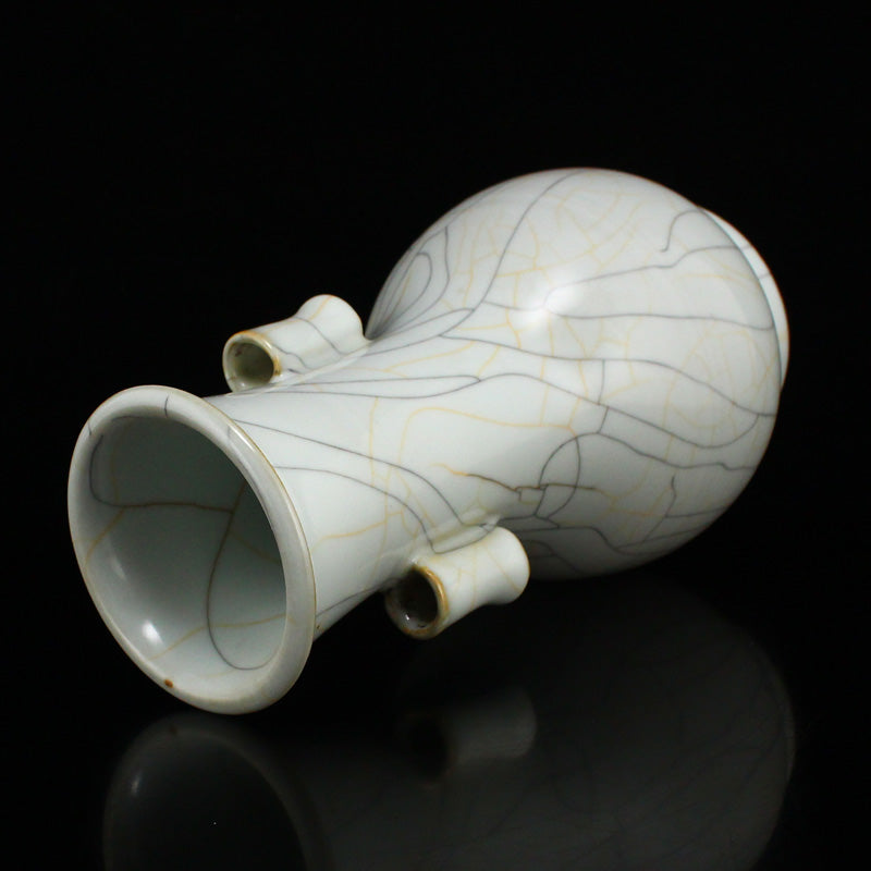 Chinese Ru Kiln Double Ears Porcelain Vase