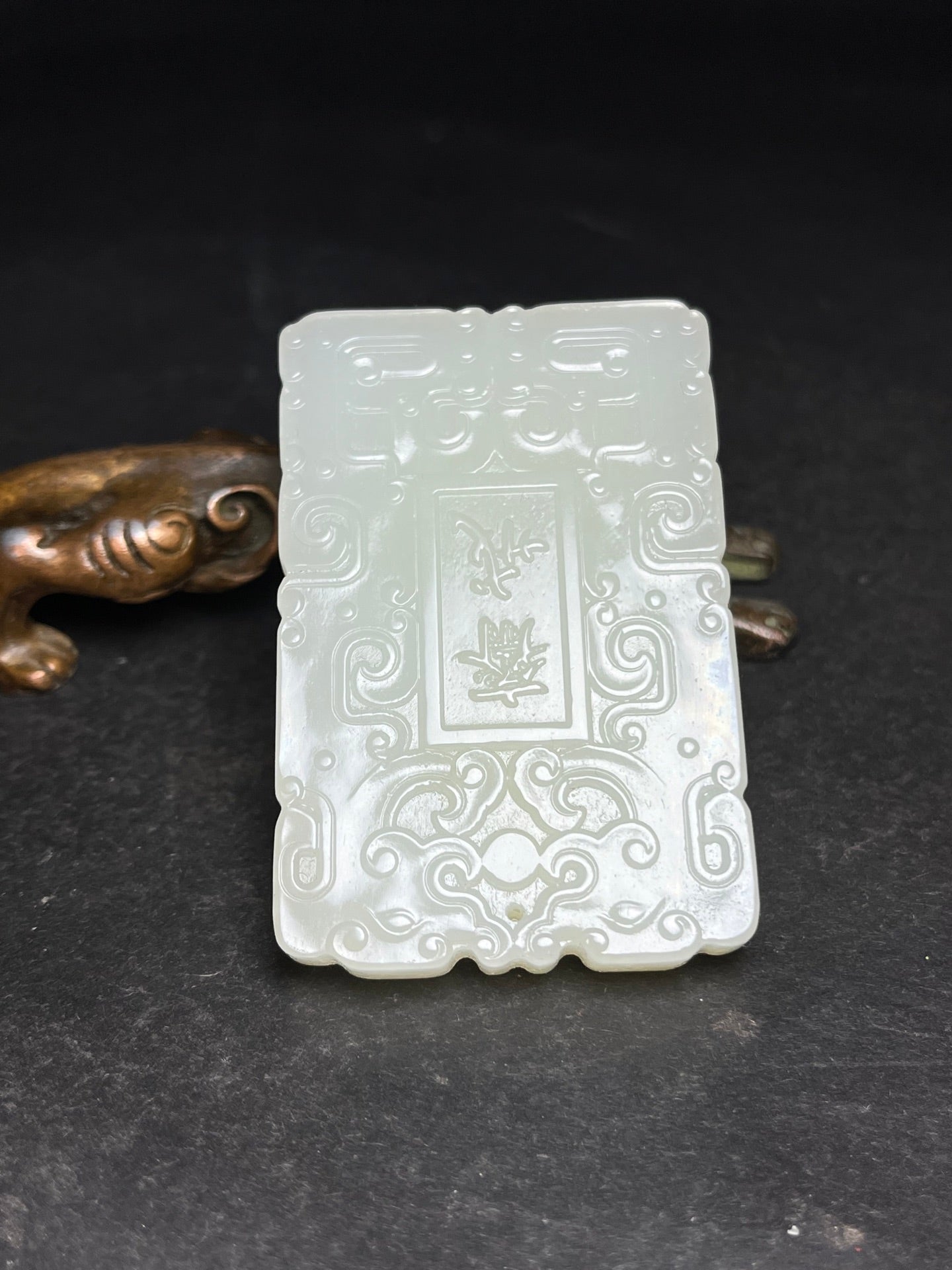 A1788 Chinese Natural Hetian Jade Pendant