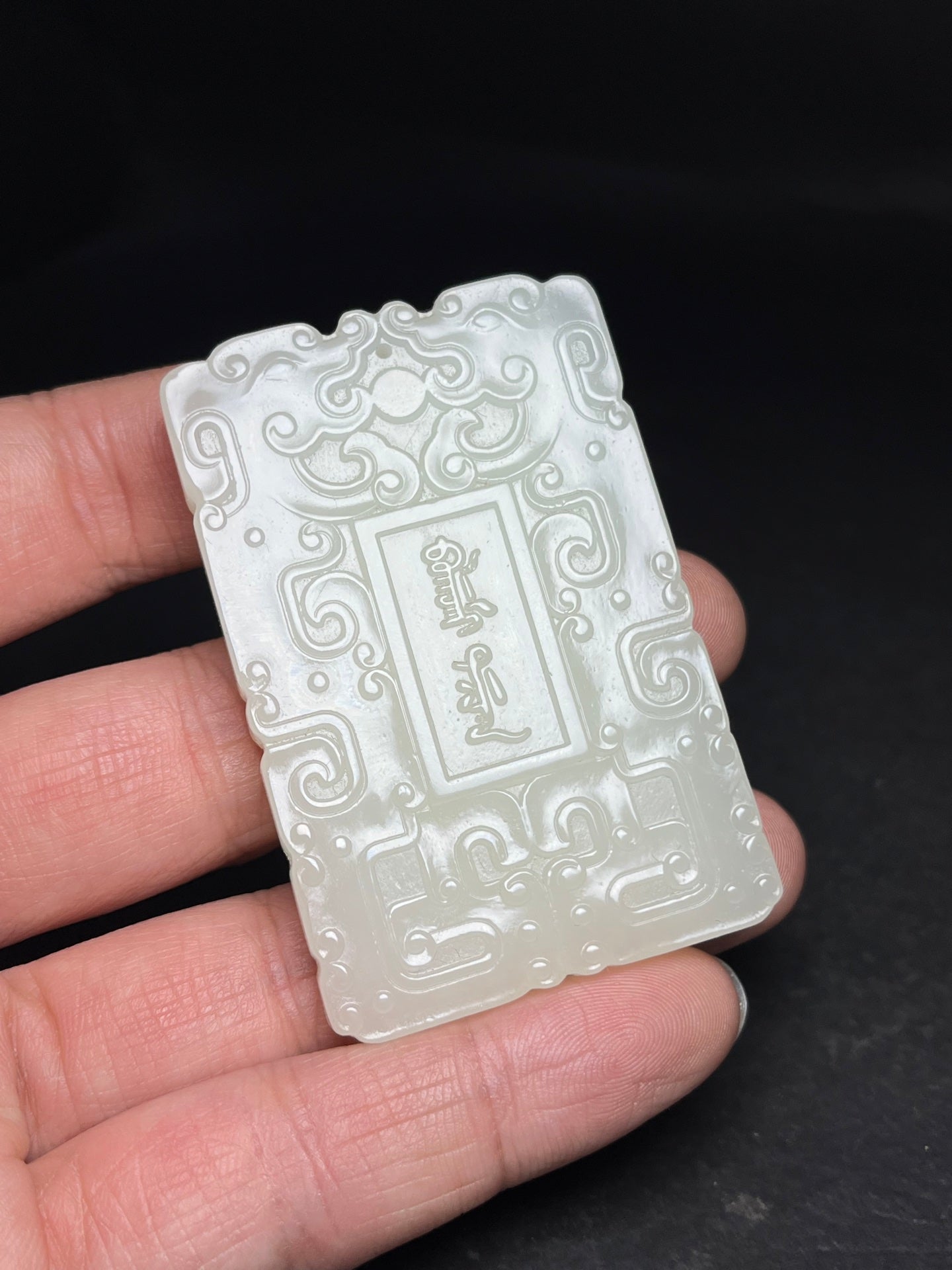A1788 Chinese Natural Hetian Jade Pendant