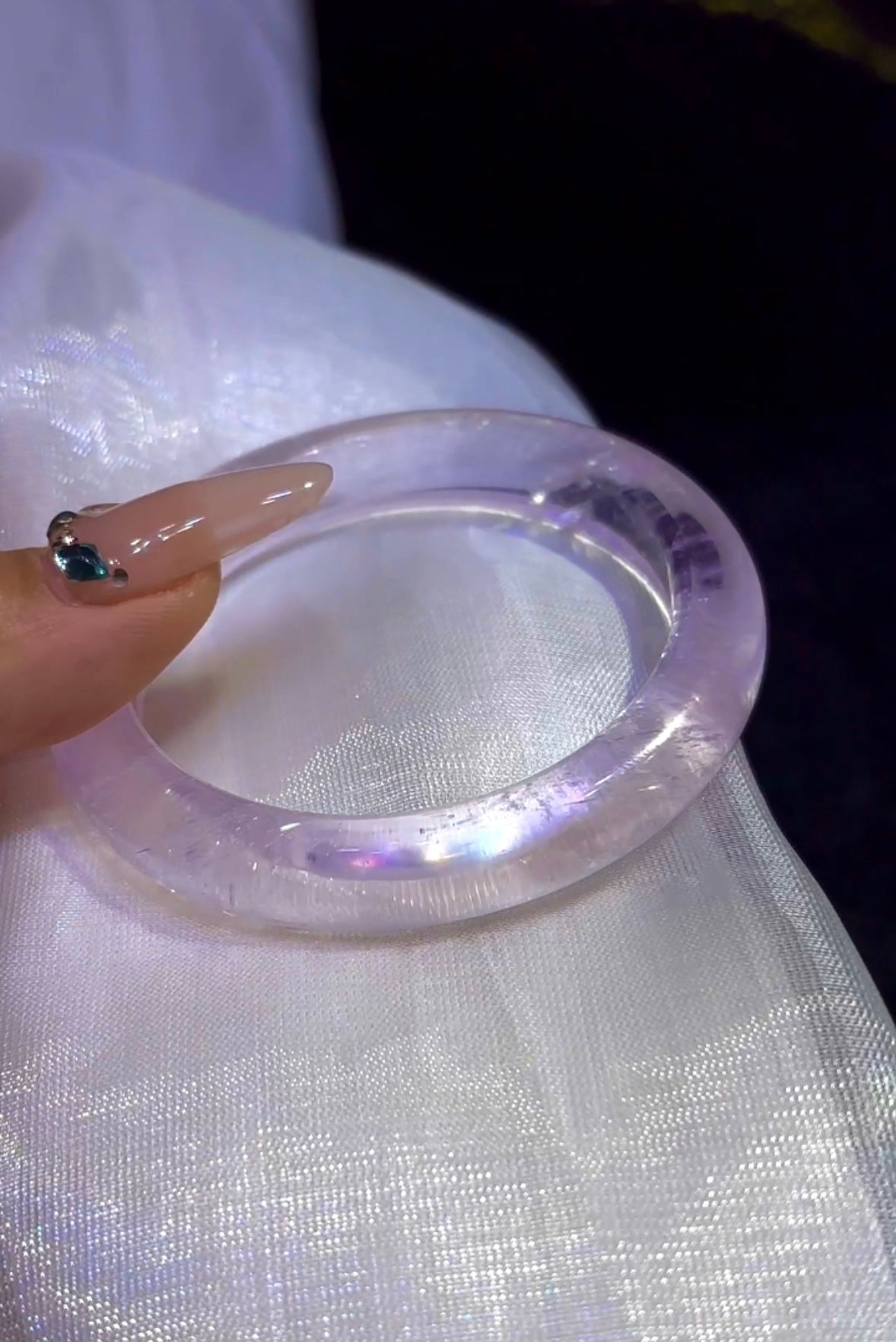 A1791 Exquisite Purple Lithium Crystal Bracelet