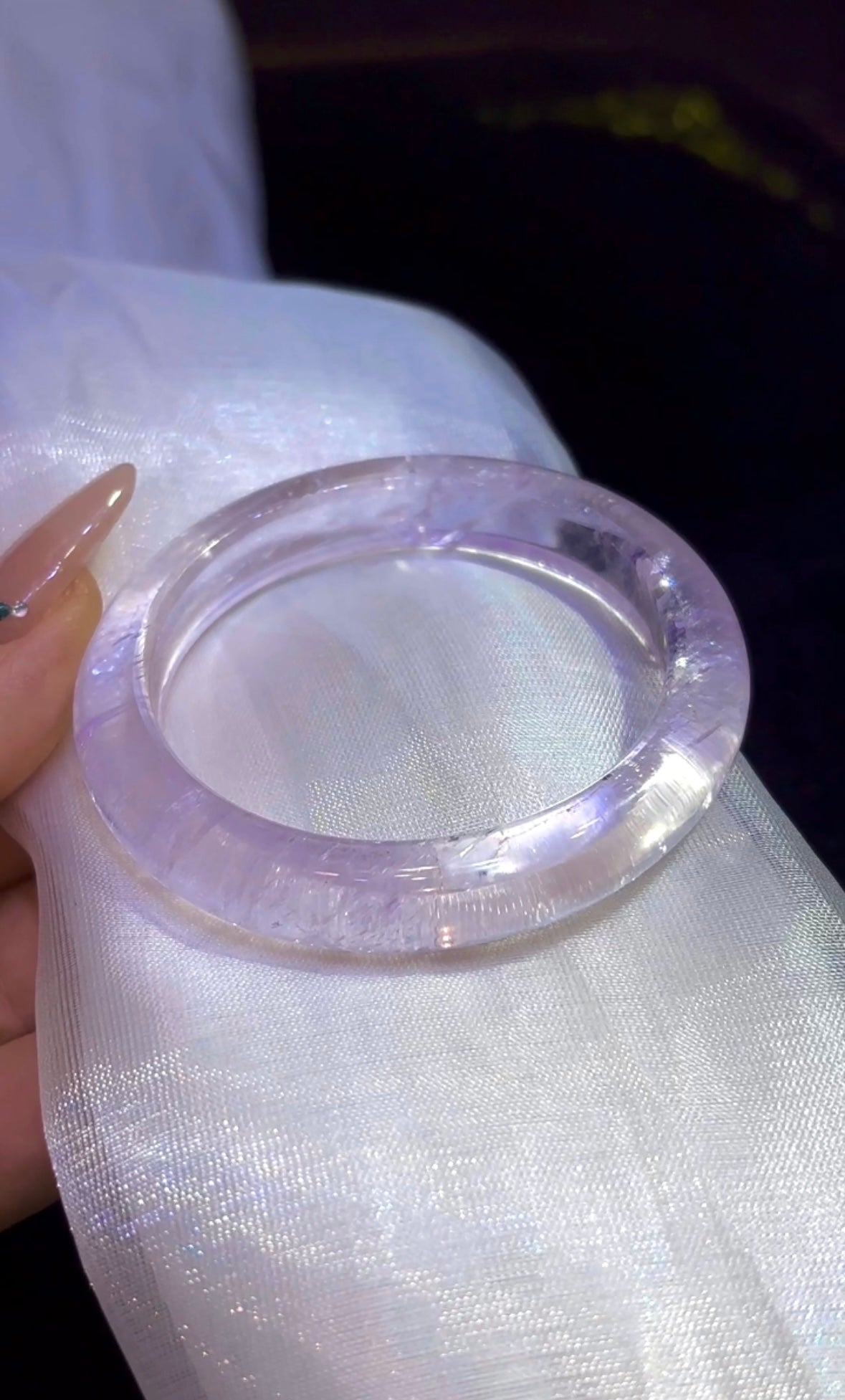 A1791 Exquisite Purple Lithium Crystal Bracelet