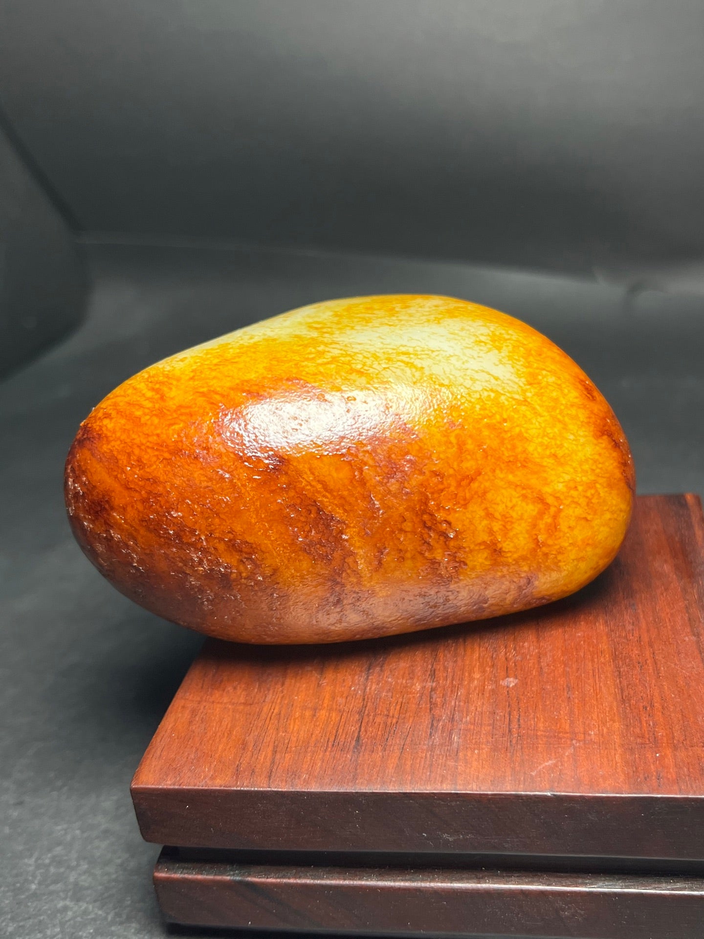 A1797 Vintage Chinese Hetian Jade Original Stone Statue