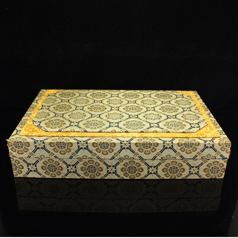 Chinese Peking Glass Beads Bracelet w Box