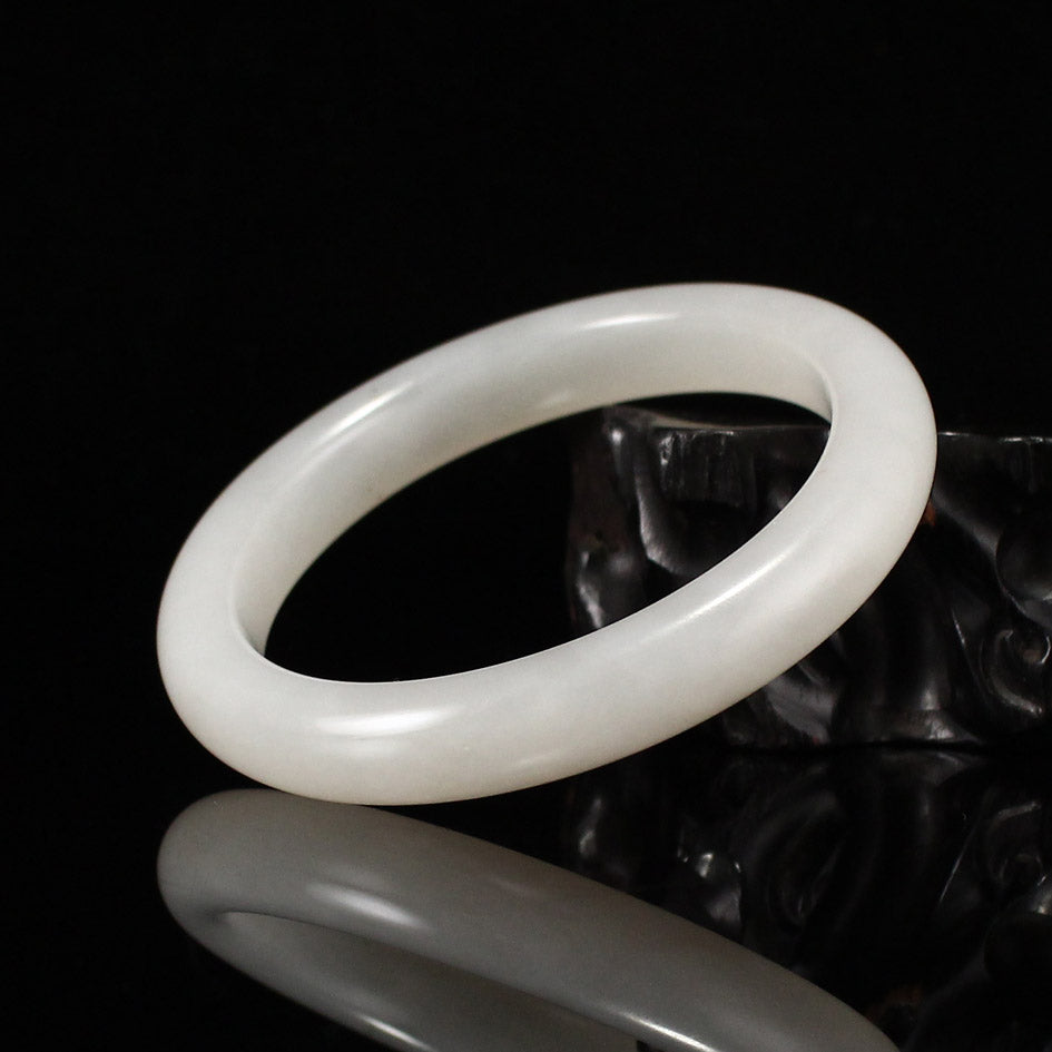 Inside Diameter 57.5mm Natural Jade Bracelet