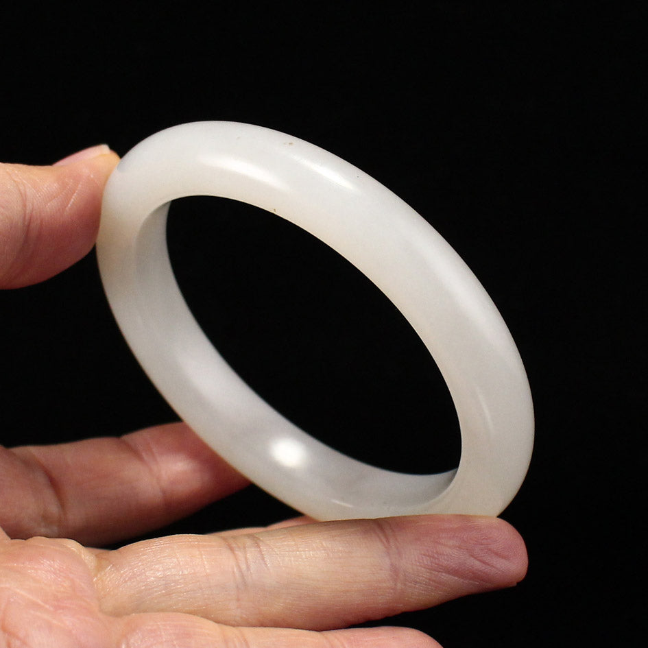 Inside Diameter 57.5mm Natural Jade Bracelet