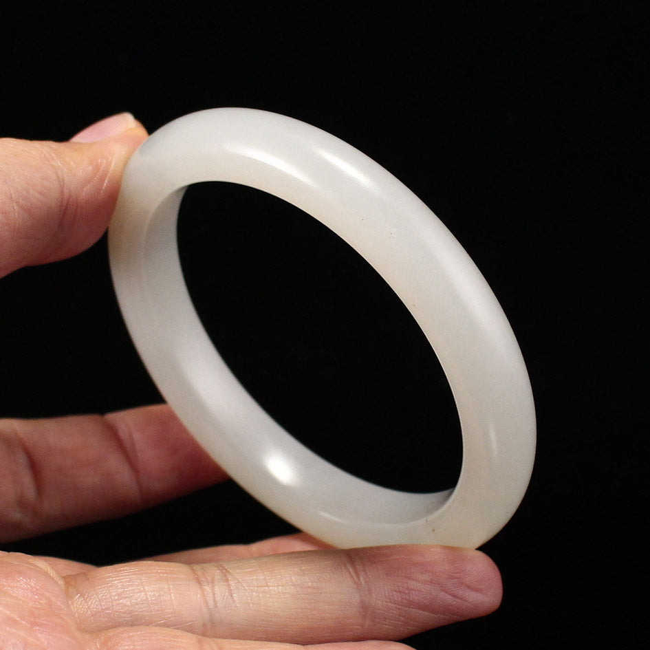 Inside Diameter 57.5mm Natural Jade Bracelet