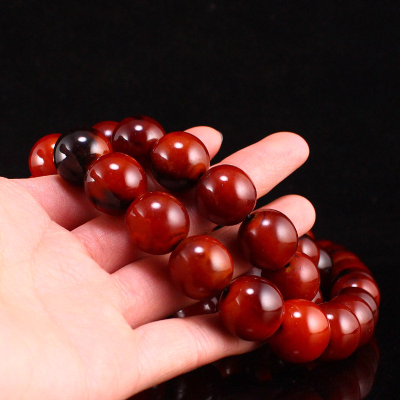17MM Bead Ox Horn Beads Necklace