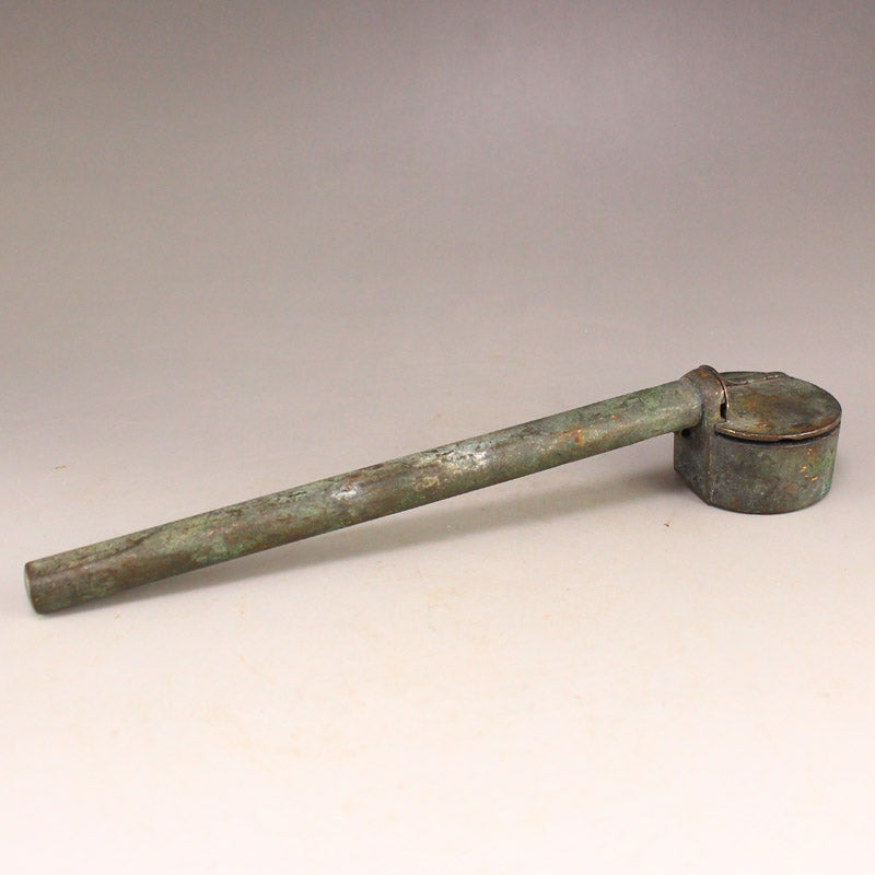 Chinese Bronze Brush Pen Box With Ink Box