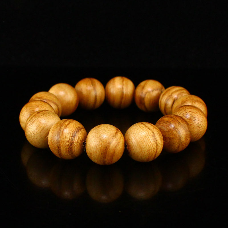 17 MM Chenxiang Wood Beads Bracelet