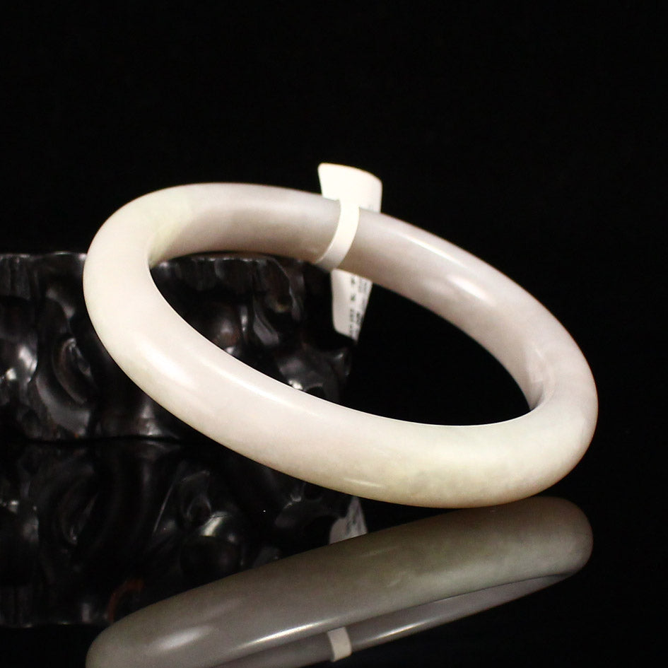 Inside Diameter 61.6 mm Natural Hetian Jade Bracelet