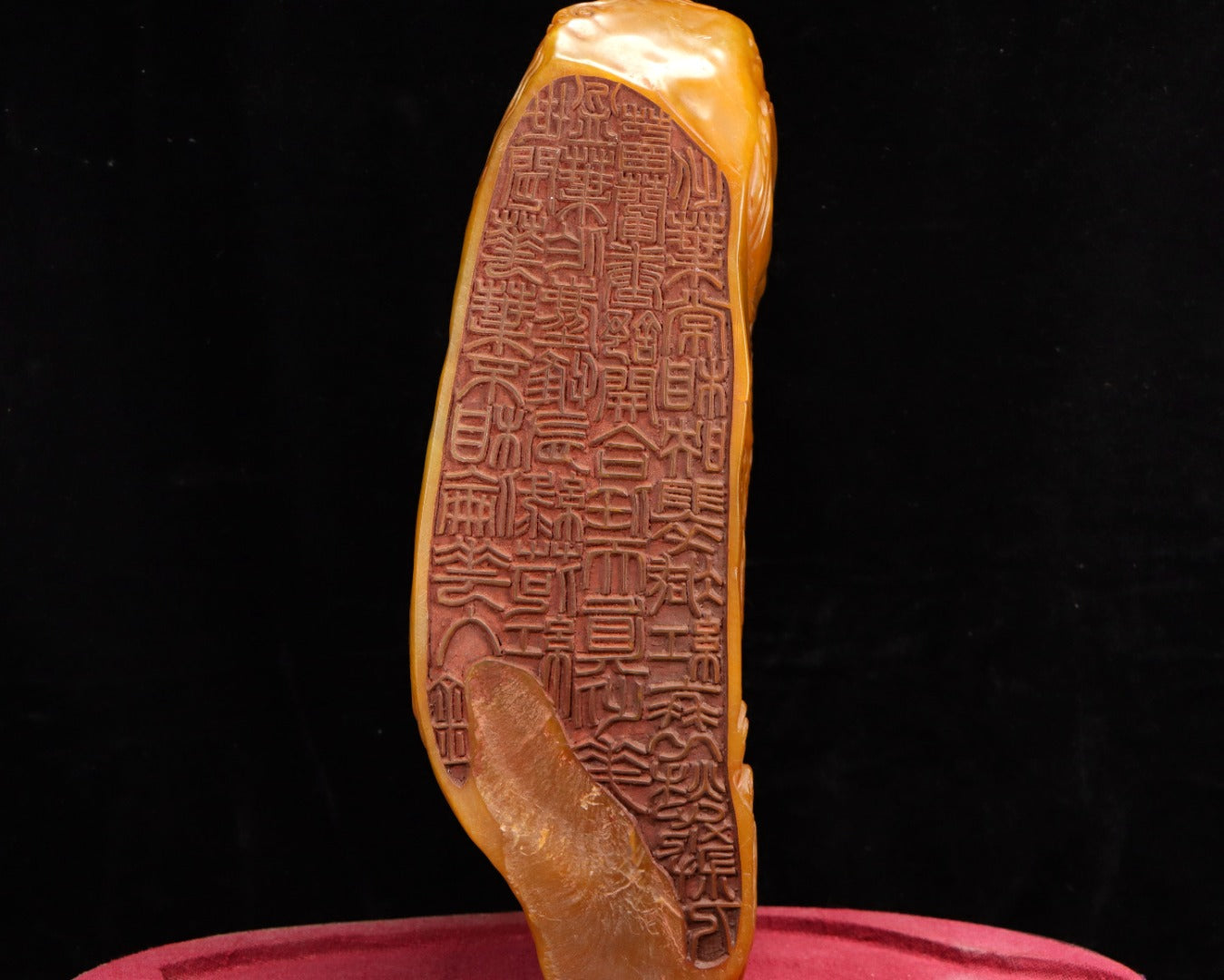 A0008 High Quality Chinese Shoushan Stone Tianhuang Stone Carved Eight Taoism Deity Seal