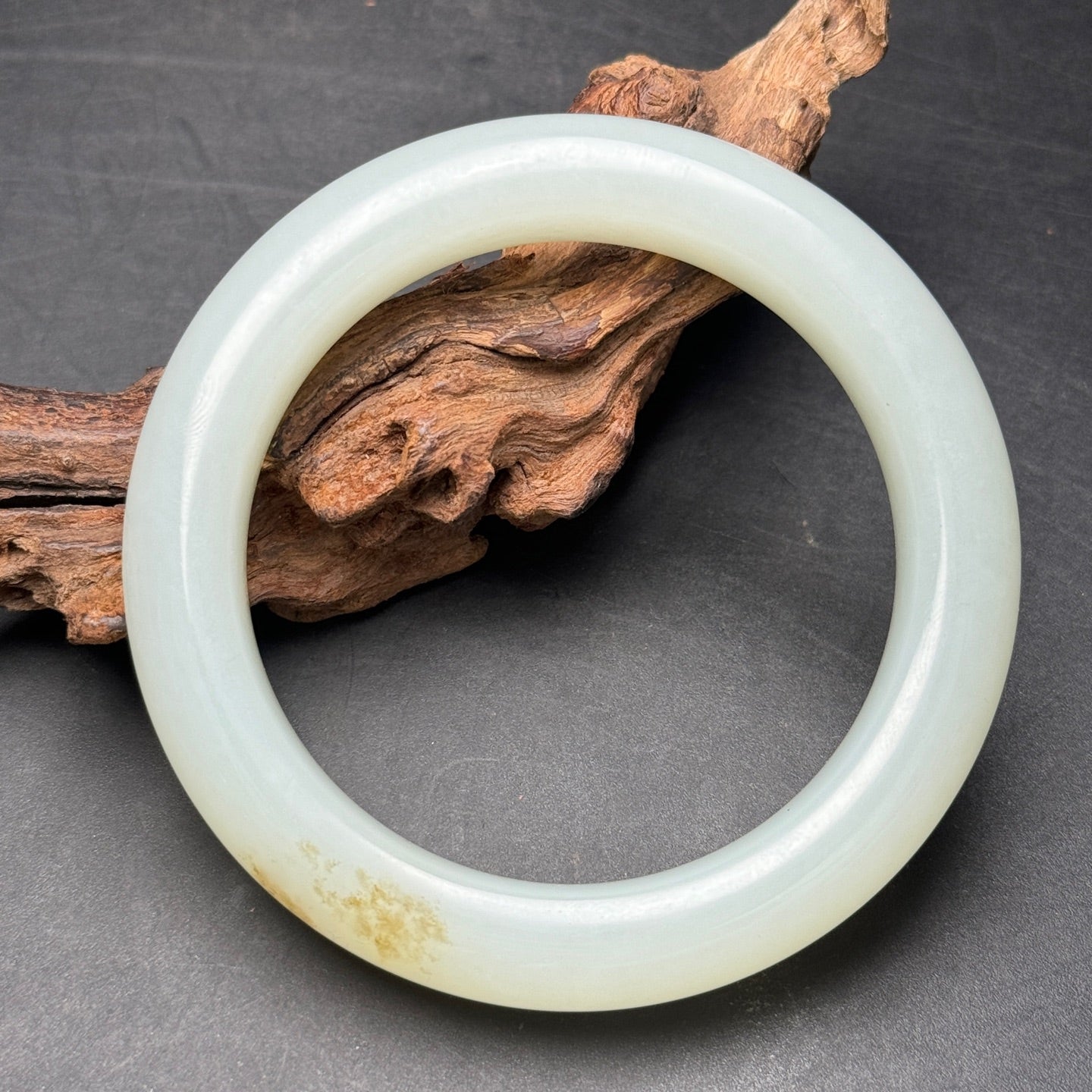 A0165 Inside Diameter 56MM Chinese Natural Hetian Jade Bracelet