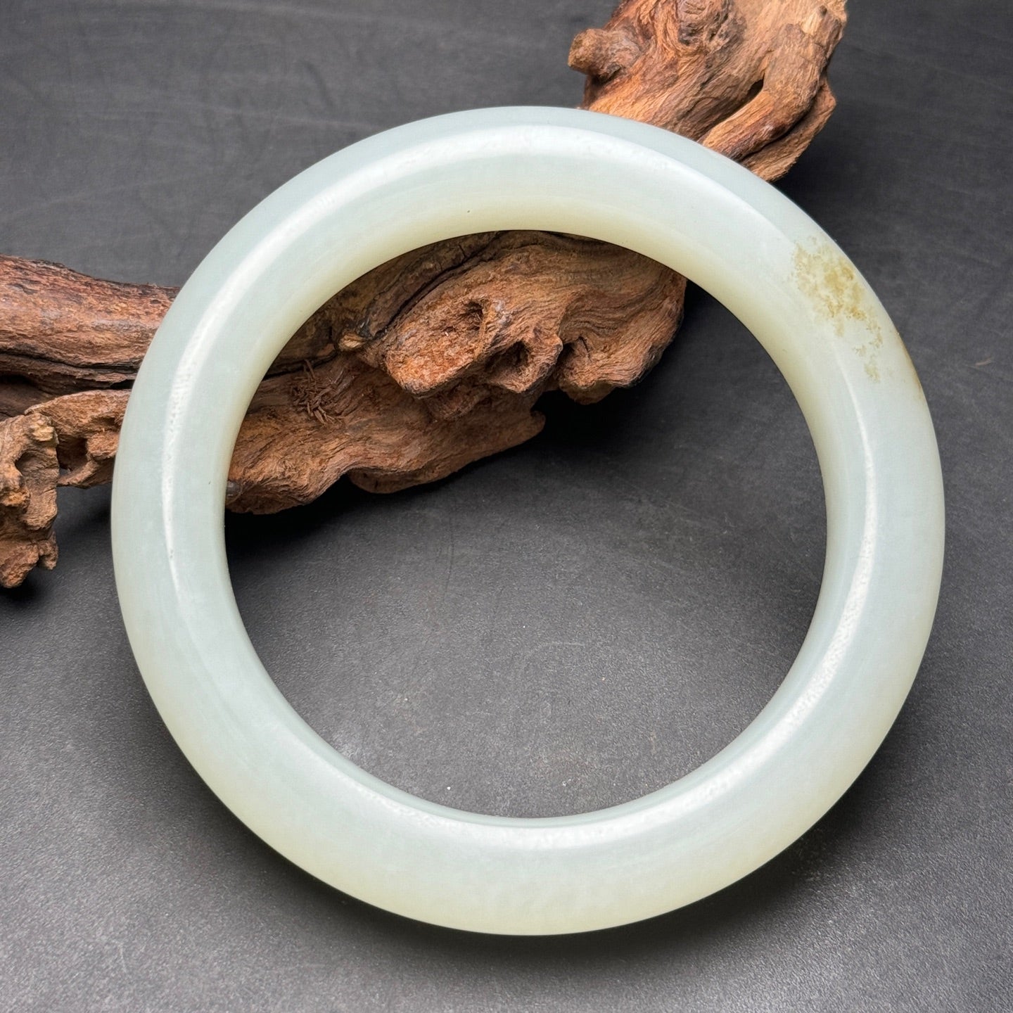 A0165 Inside Diameter 56MM Chinese Natural Hetian Jade Bracelet