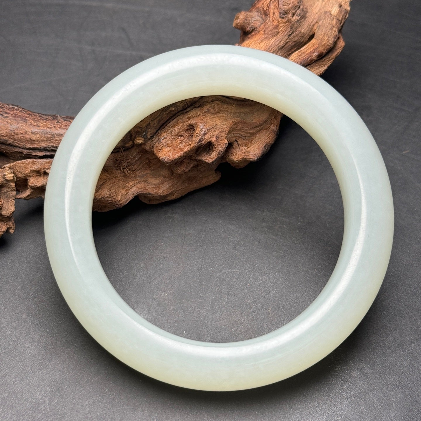 A0165 Inside Diameter 56MM Chinese Natural Hetian Jade Bracelet