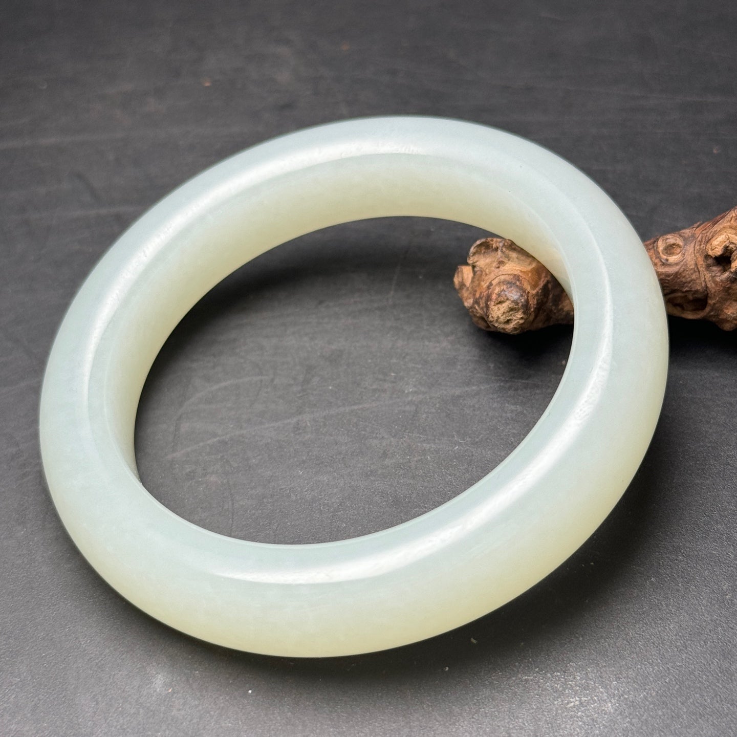 A0165 Inside Diameter 56MM Chinese Natural Hetian Jade Bracelet