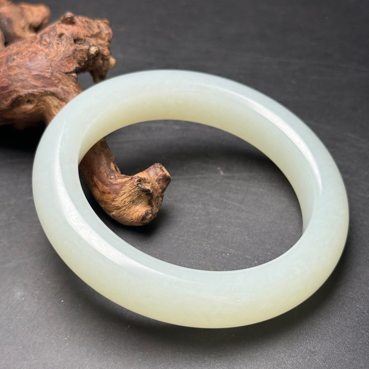 A0165 Inside Diameter 56MM Chinese Natural Hetian Jade Bracelet