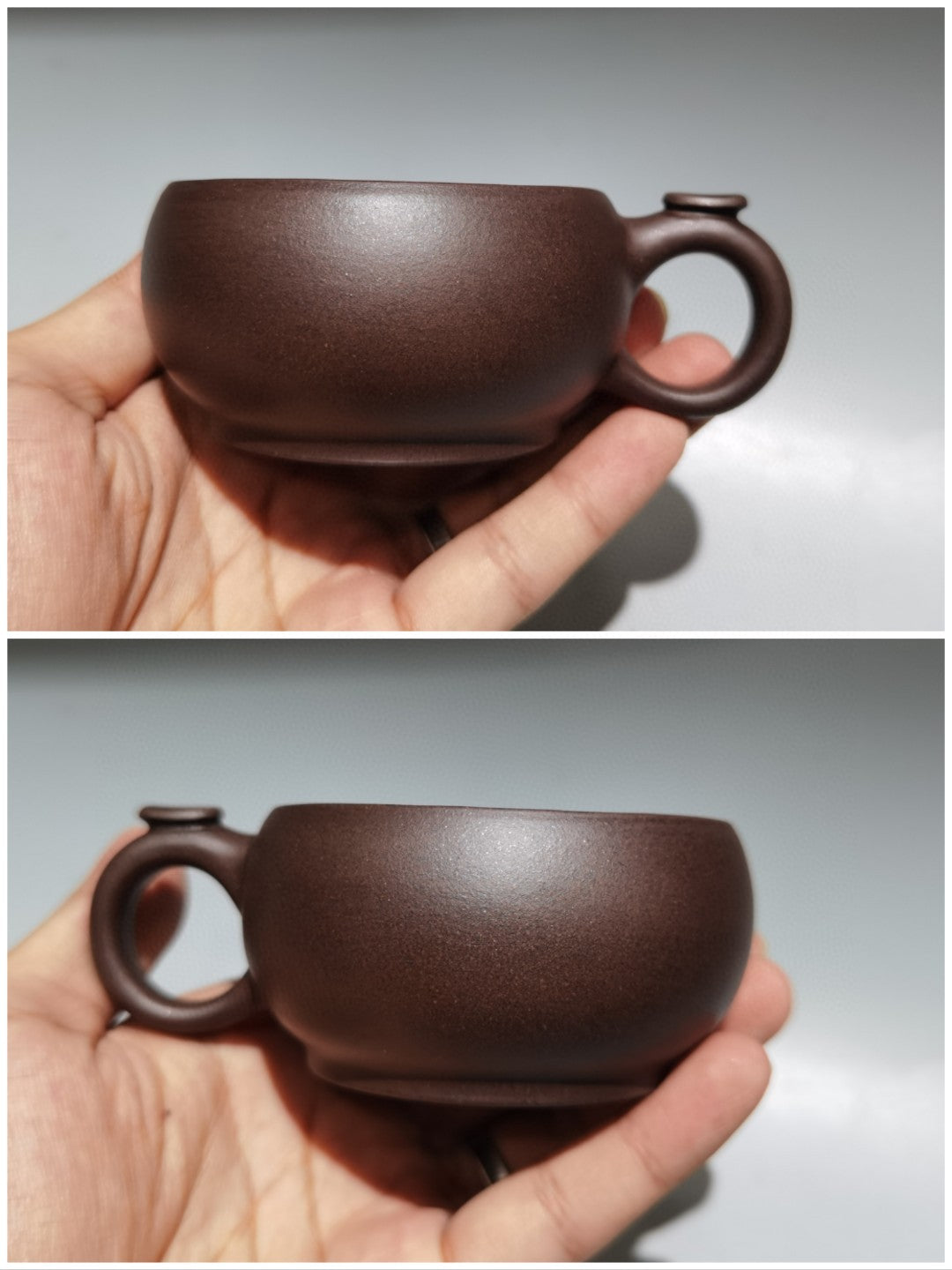 A0200 A Set Chinese Yixing Zisha Clay Teapot & Cups w Artist Signed