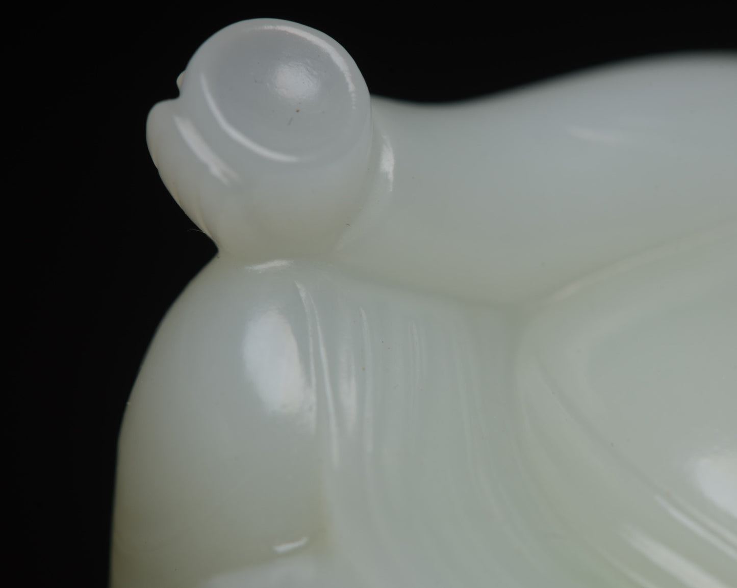 A0663 Superb Chinese Hetian Jade Carved Poet Libai Statue/Pendant