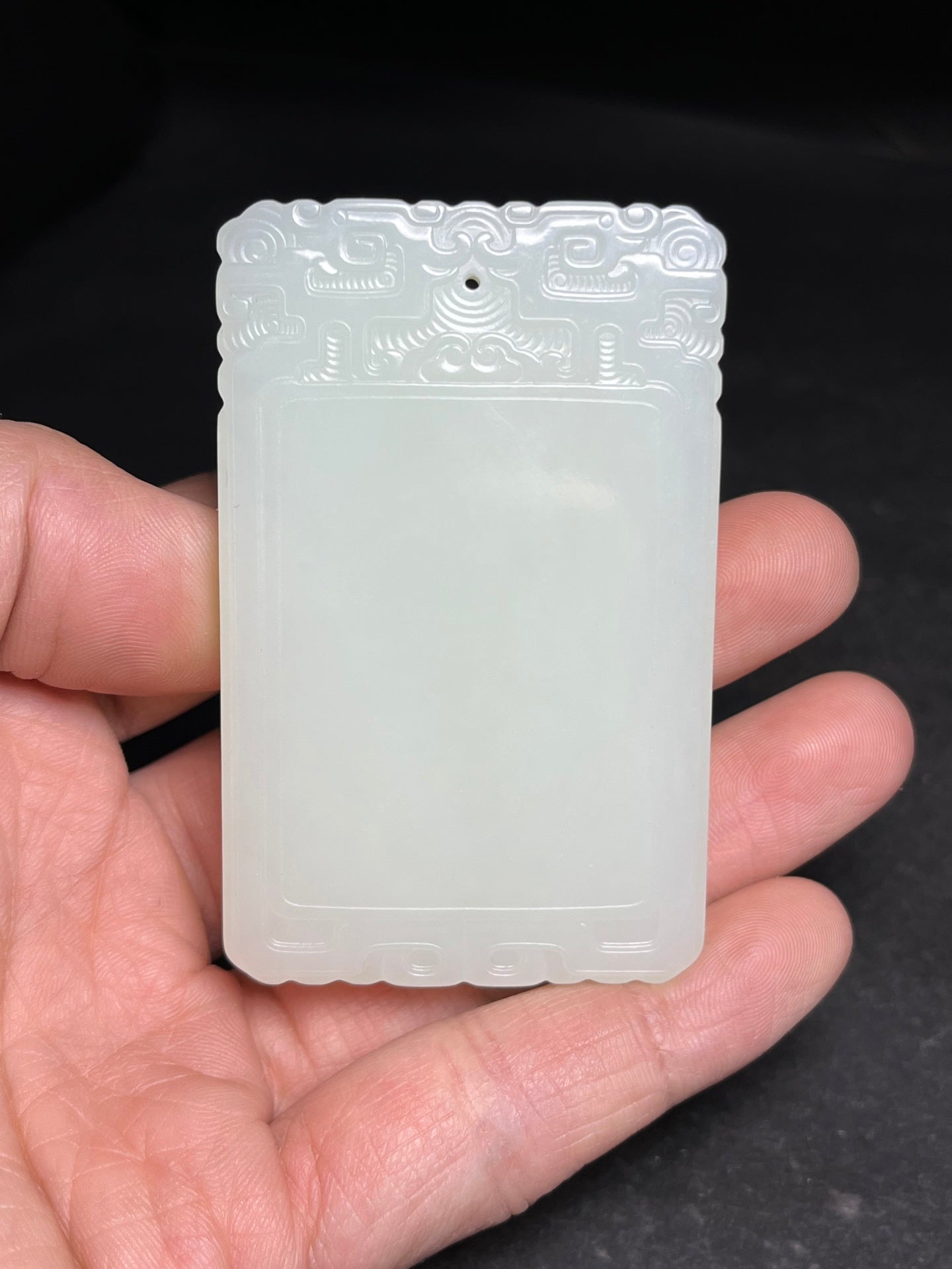 A0676 Chinese Natural Hetian Jade Lucky Pendant