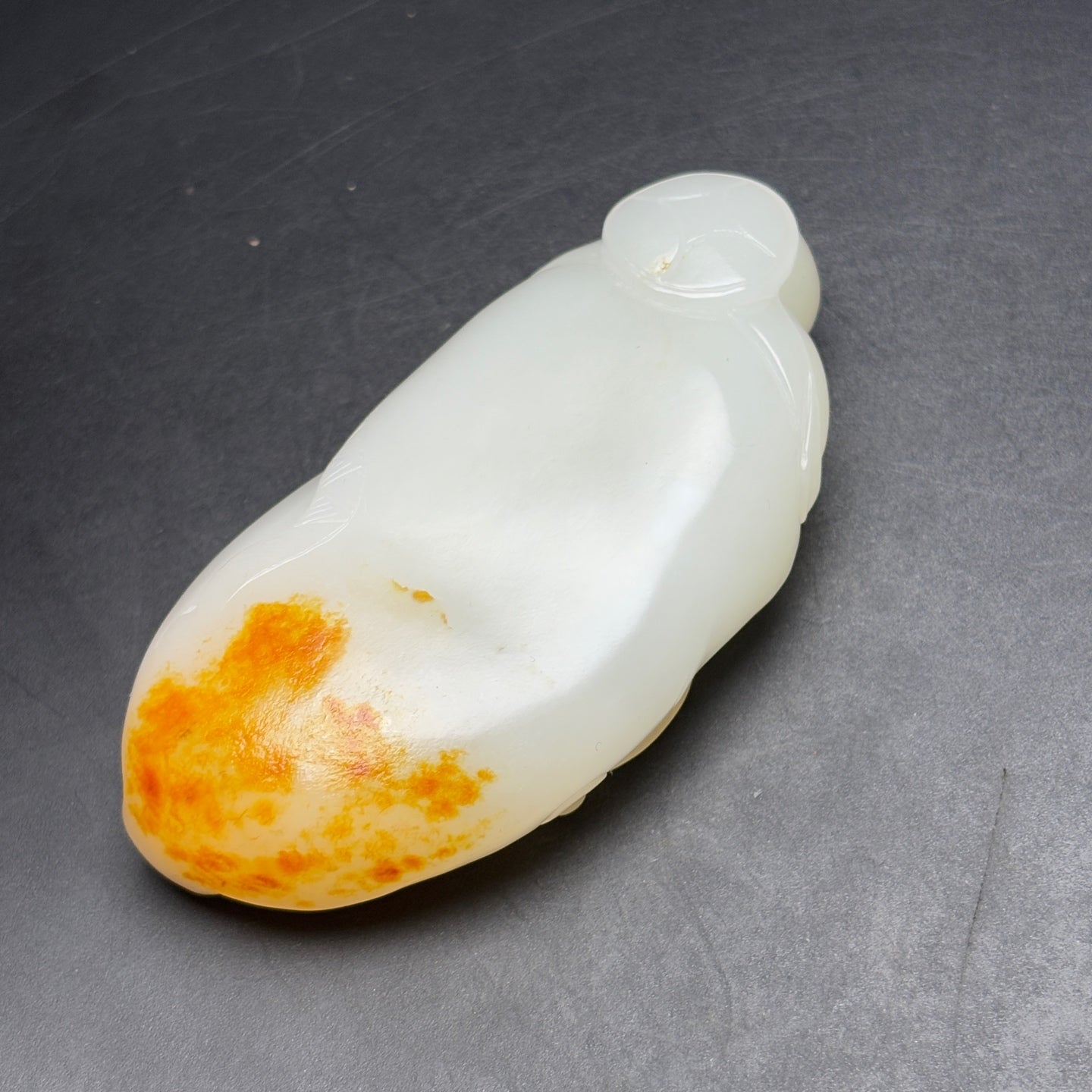 A0718 Superb Chinese Hetian Jade Carved Laughing Buddha Statue/Pendant