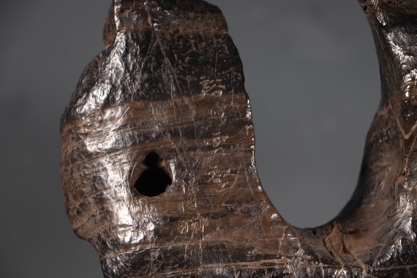 A0724 Vintage Lingbi Stone Mountain Shape Statue