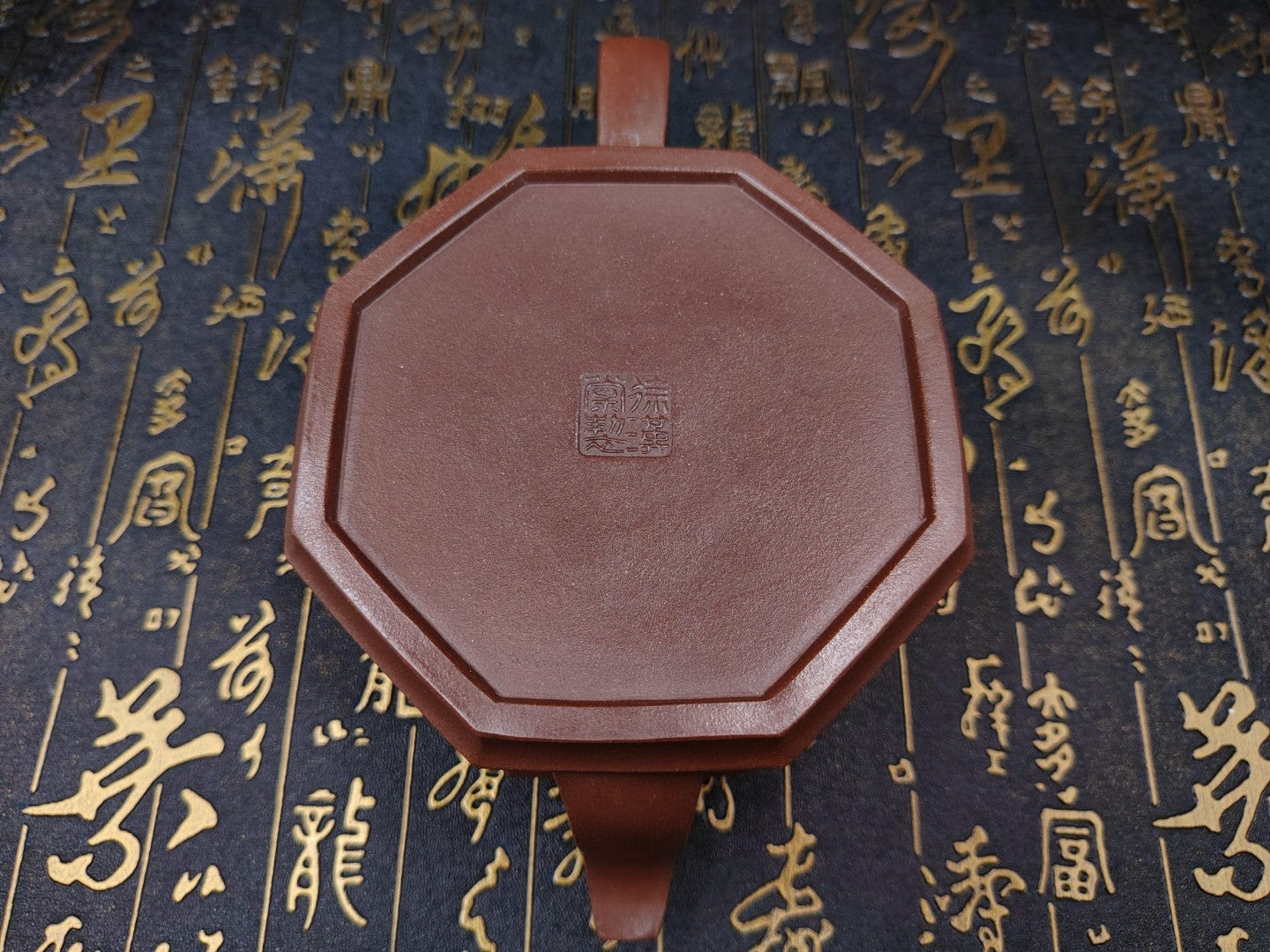 A0759 Chinese Yixing Zisha Clay Plum Flower & Orchid & Bamboo & Chrysanthemum Teapot w Artist Signed