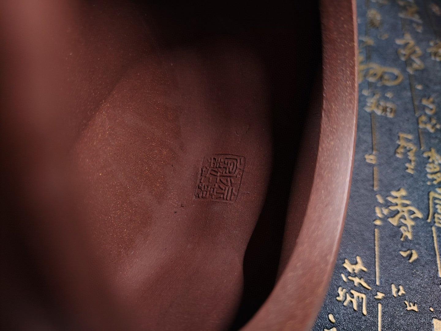 A0759 Chinese Yixing Zisha Clay Plum Flower & Orchid & Bamboo & Chrysanthemum Teapot w Artist Signed