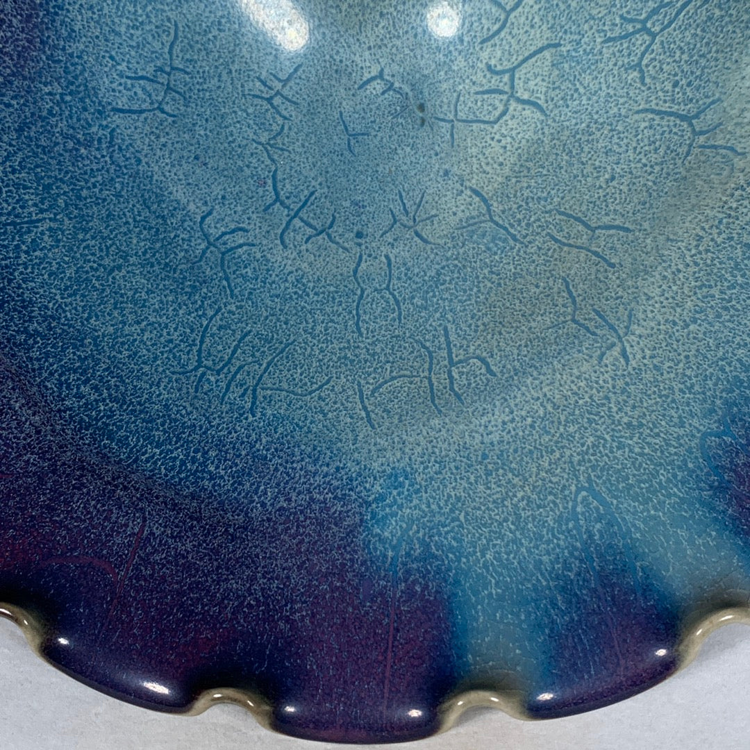 A0841 Chinese Variable Glaze Jun Kiln Porcelain Big Bowl
