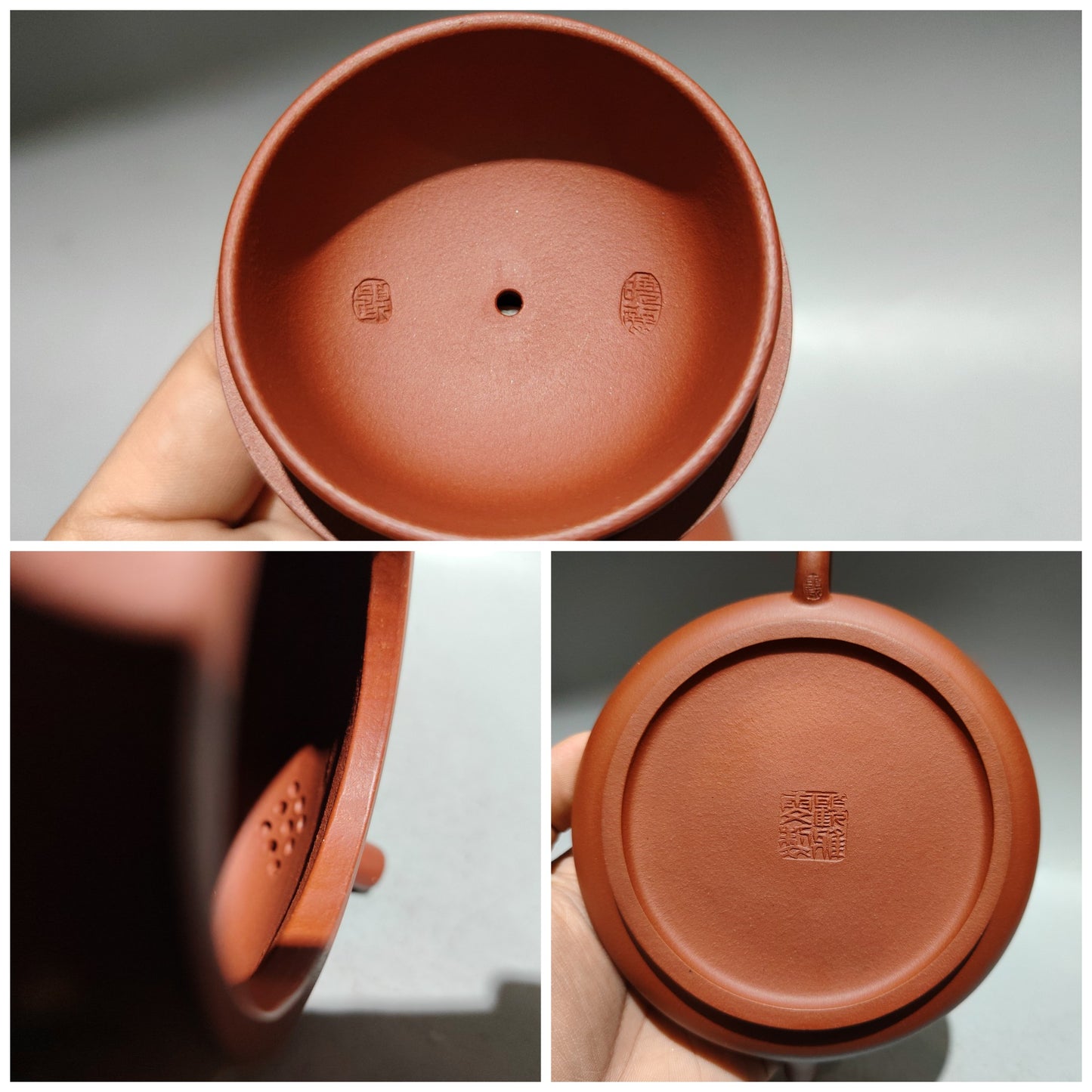 A1216 A Set Chinese Yixing Zisha Plum Flower Design Teapot & Cups