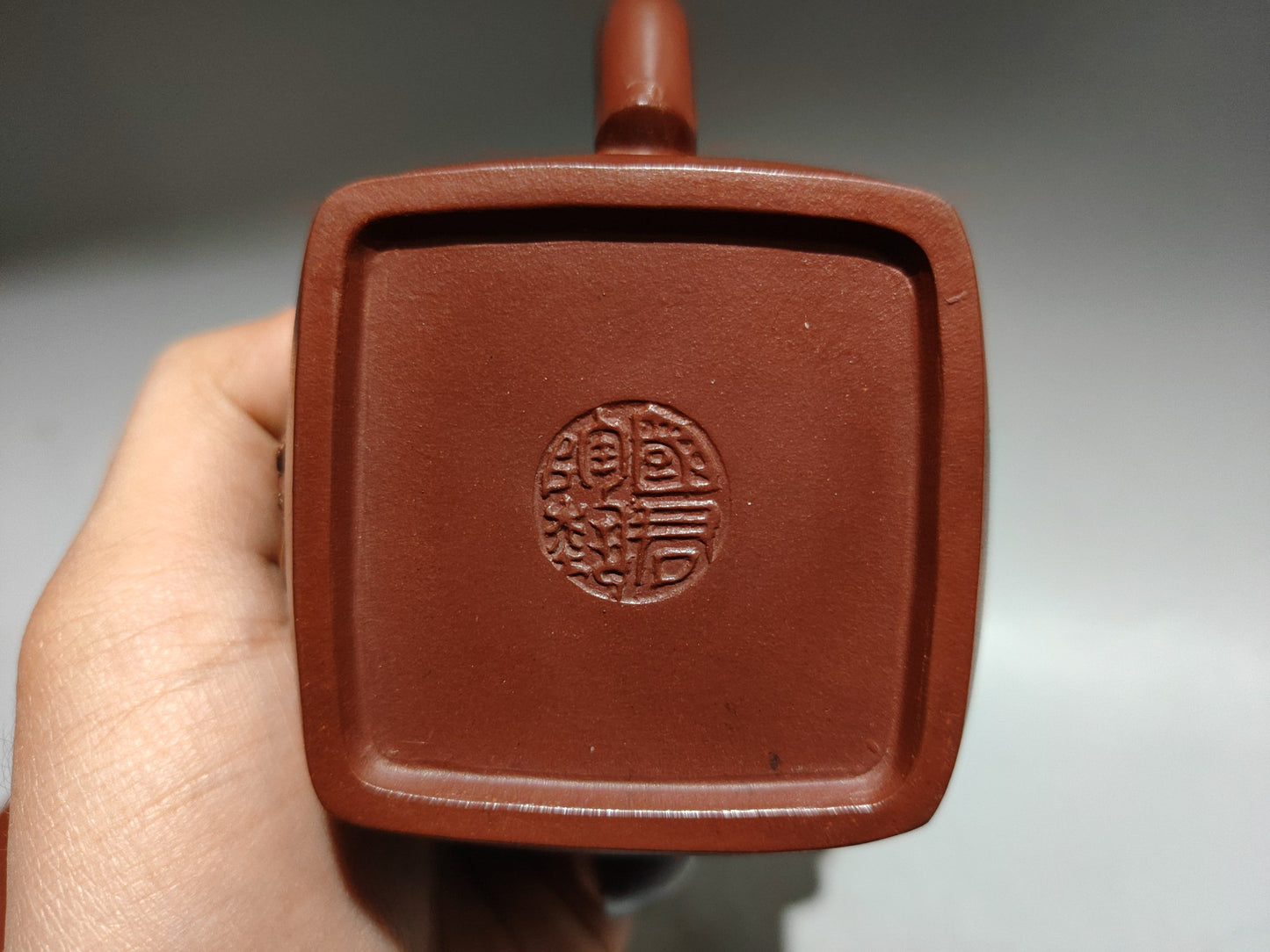 A1247 Chinese Yixing Zisha Clay Laughing Buddha Teapot w Artist Signed