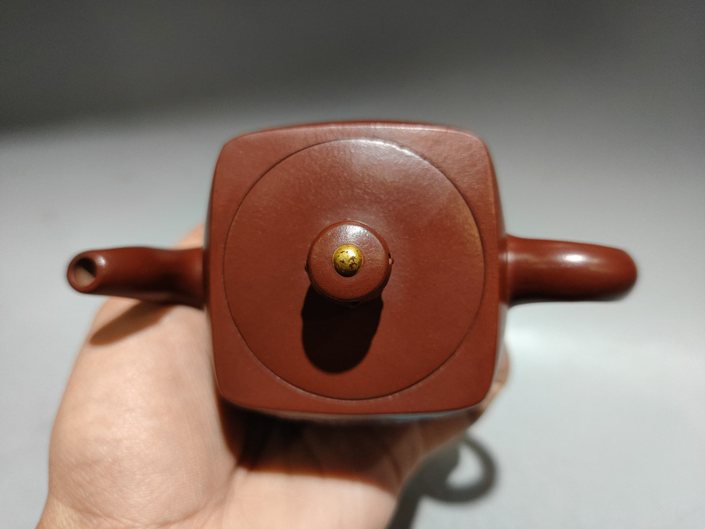 A1247 Chinese Yixing Zisha Clay Laughing Buddha Teapot w Artist Signed