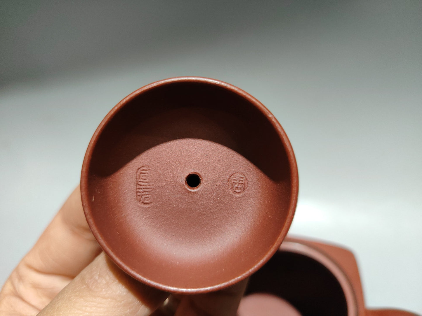 A1247 Chinese Yixing Zisha Clay Laughing Buddha Teapot w Artist Signed
