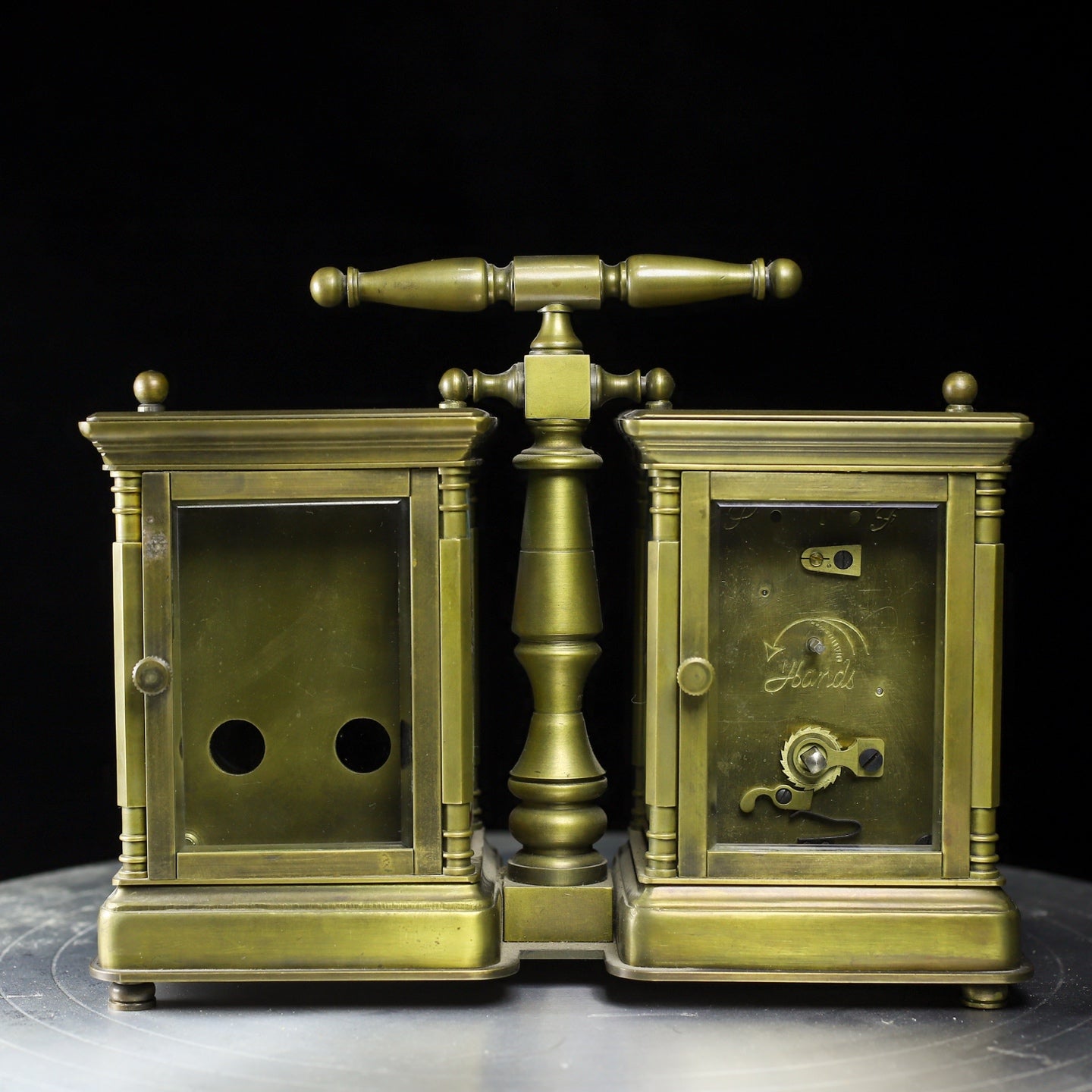 A1258 Vintage Brass Mechanical Clock