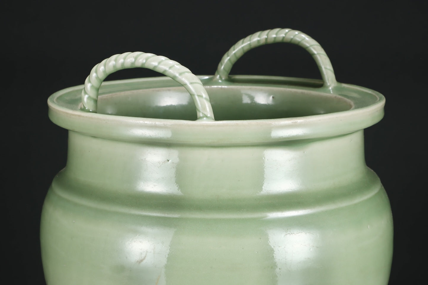 A1333 Chinese Longquan Kiln Double Ear Incense Burner