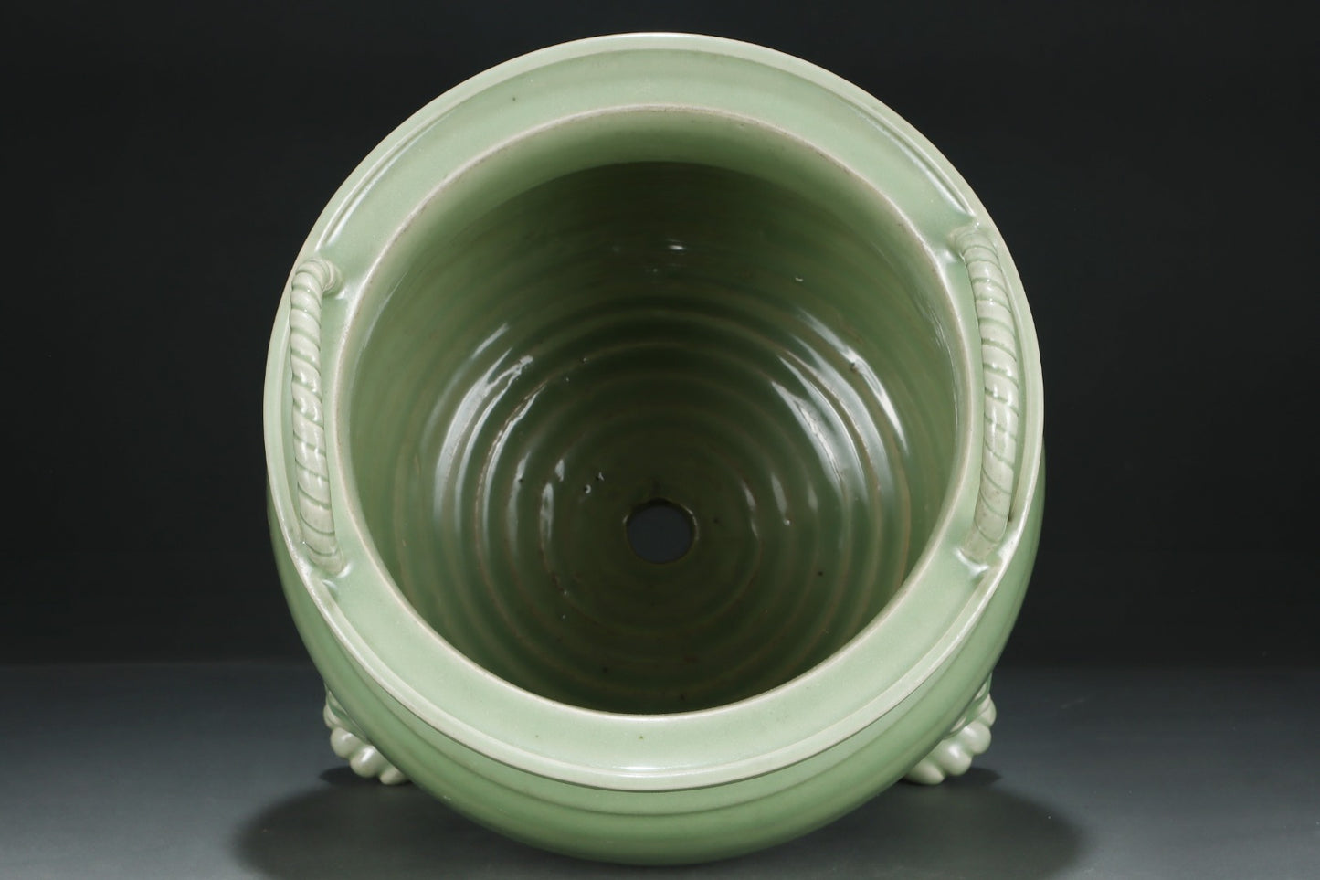 A1333 Chinese Longquan Kiln Double Ear Incense Burner
