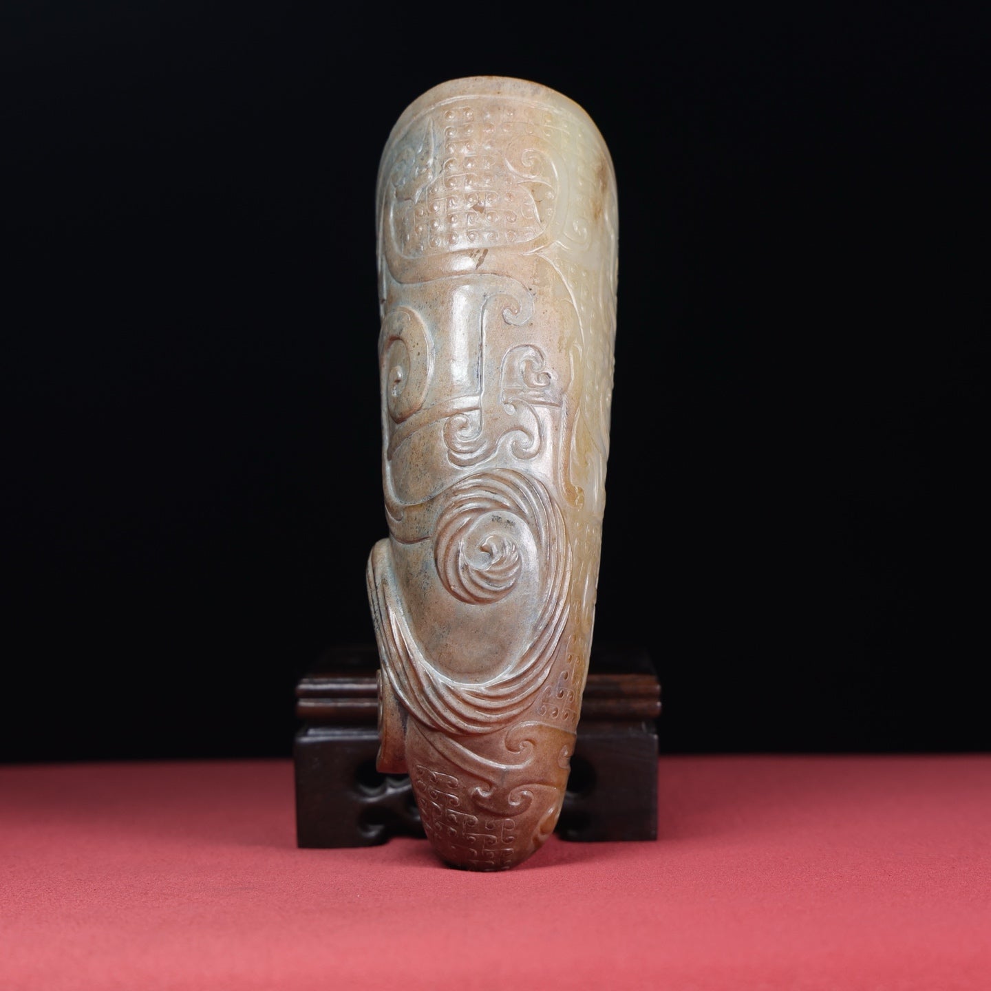 A1479 Vintage Chinese Hetian Jade Wine Cup