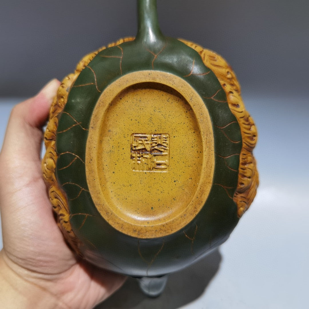 A1650 Superb Chinese Yixing Zisha Fortune Dragon Teapot