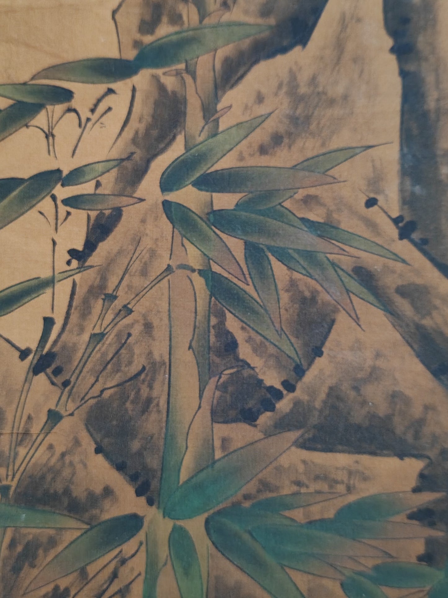 A1659 Chinese Watercolour On Silk Bird Design Painting - Cui Bai