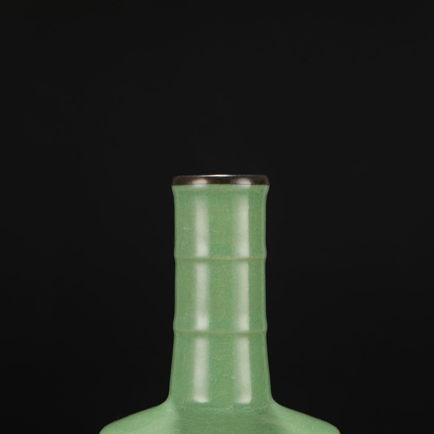 A1753 Vintage Chinese Ru Kiln Porcelain Vase