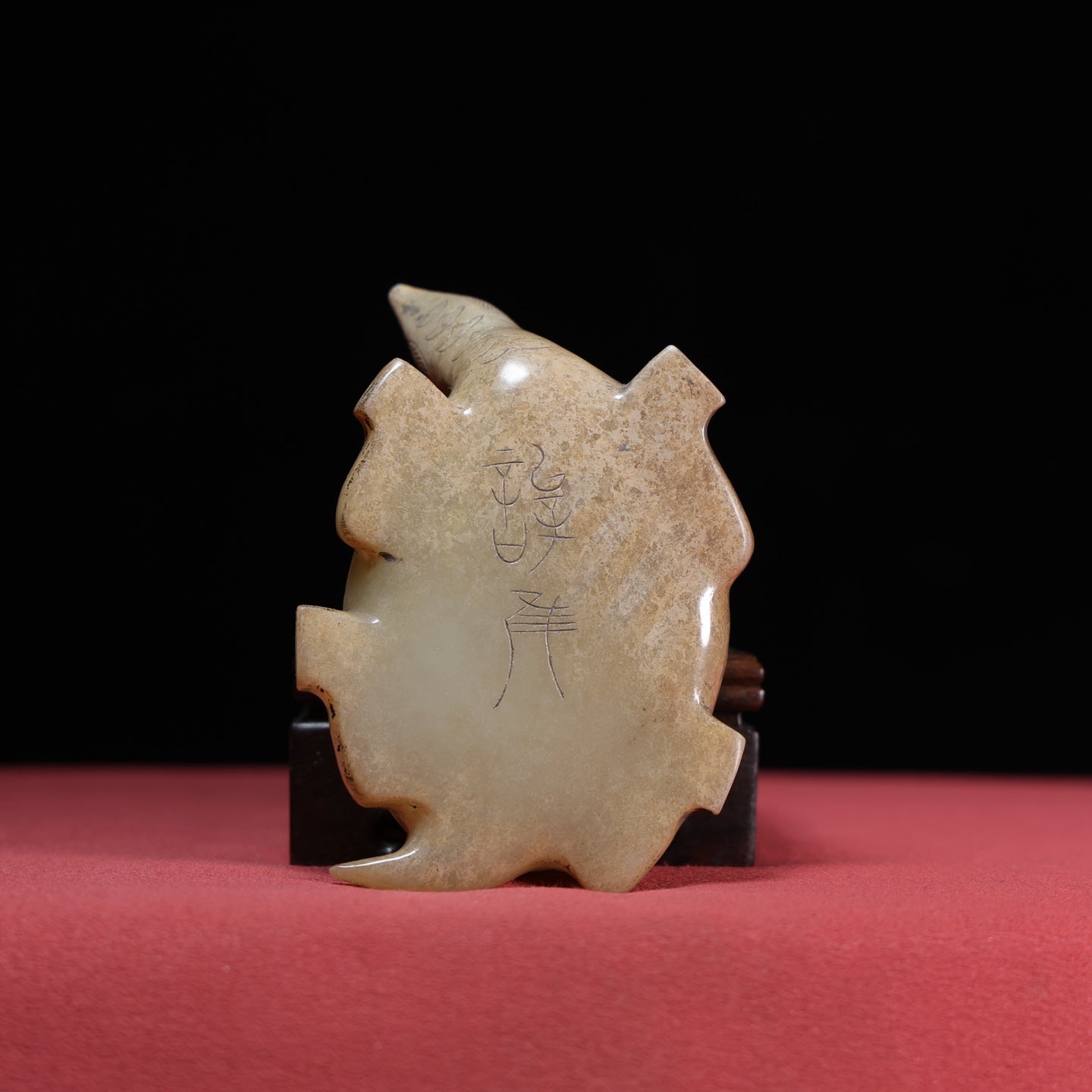 A1760 Superb Old Chinese Hetian Jade Carved Long Life Turtle Statue
