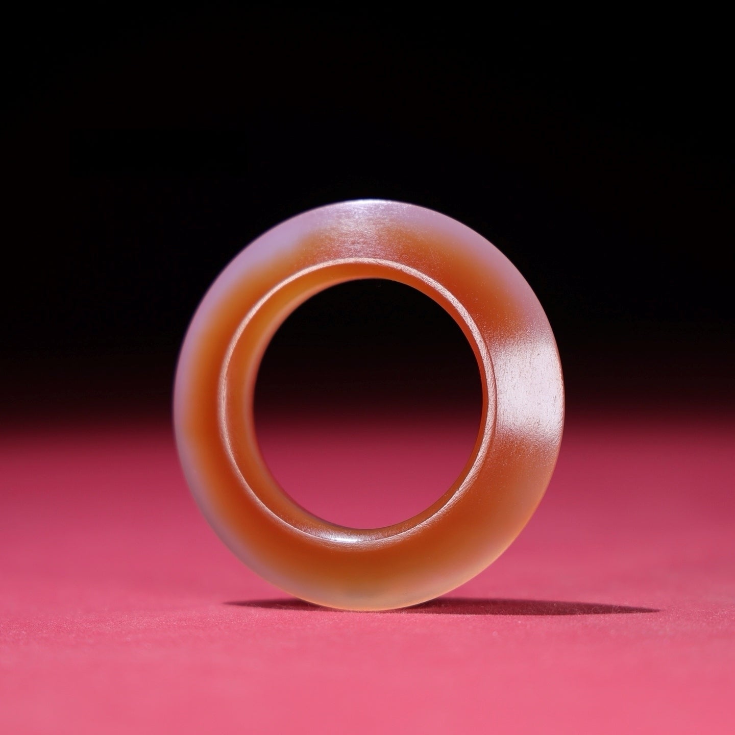 A1830 Exquisite Chinese Agate Ring Pendant