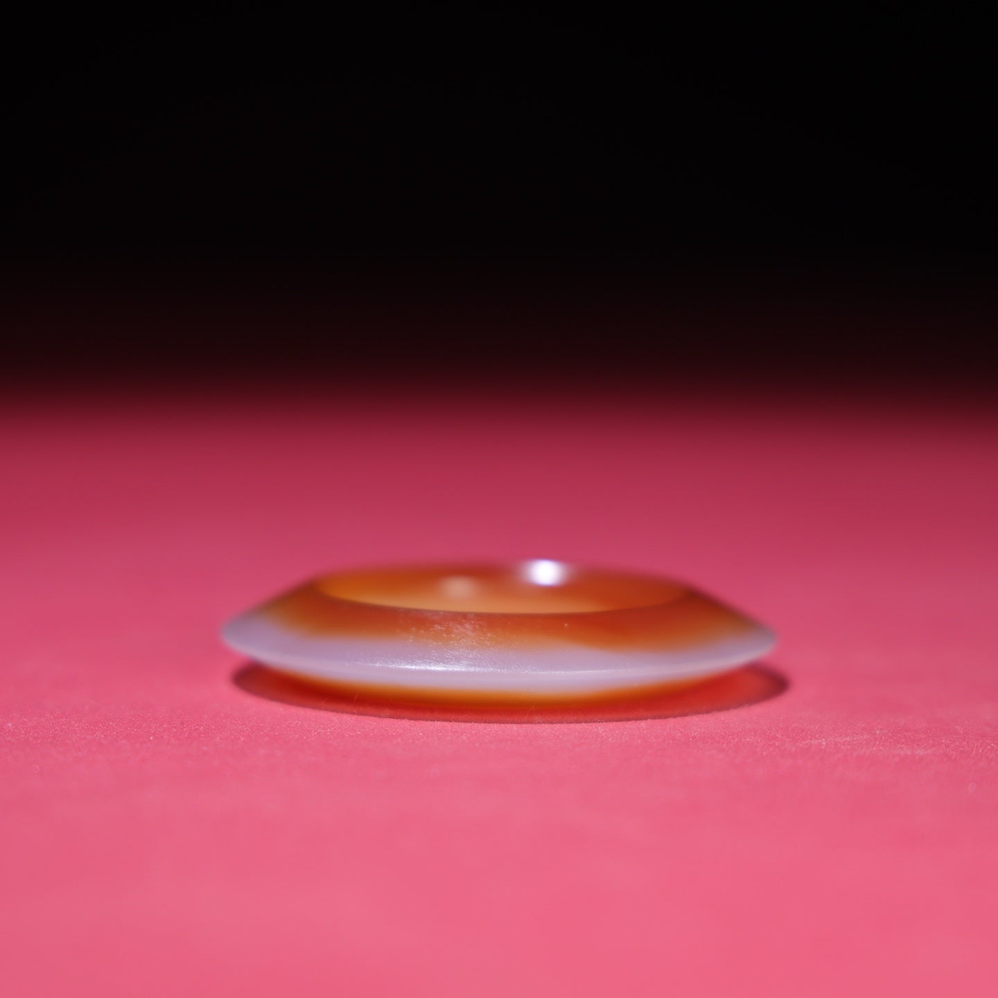 A1830 Exquisite Chinese Agate Ring Pendant